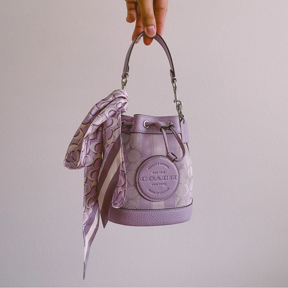Coach Dempsey Mini Bag + Scarf